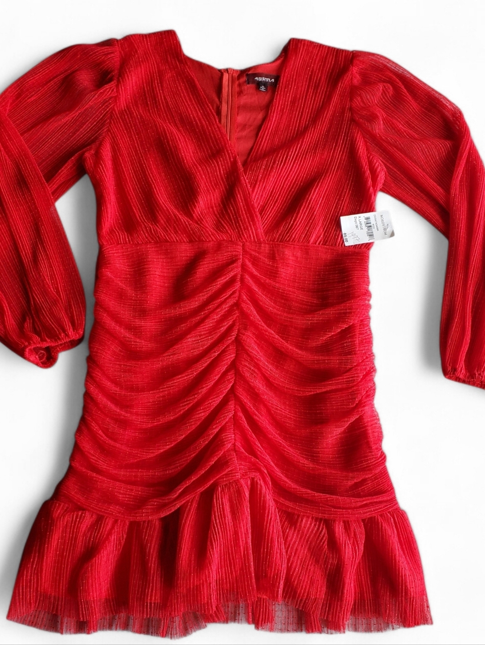4SI3NNA Ruched Party Dress XL